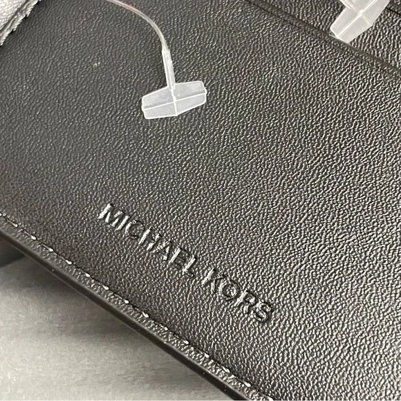Michael Kors JetSet Mens Slim Billfold Wallet Black NIB 6 Card Slots Luxury Gift